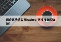 医疗区块链公司hashed[医疗行业区块链]